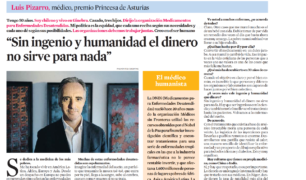 La Vanguardia: ‘Sin ingenio y humanidad el dinero no sirve para nada’